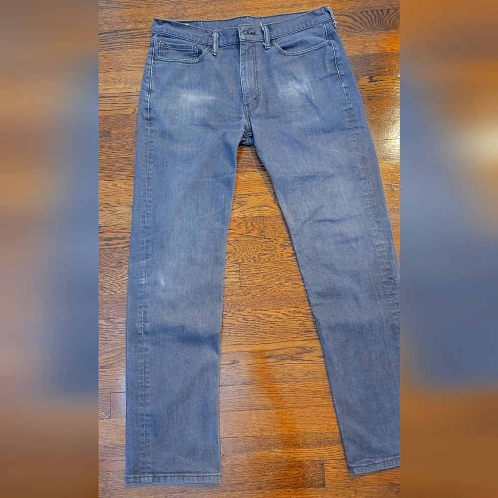 Levi's Grey / Gray 514 36x36 Jeans